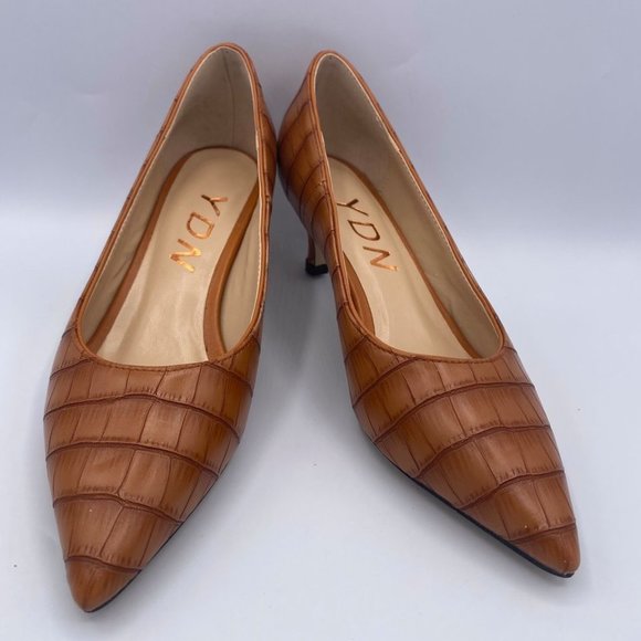 YDN Shoes Ydn Women Low Kitten Heel Pumps Pointed Toe Dress Poshmark